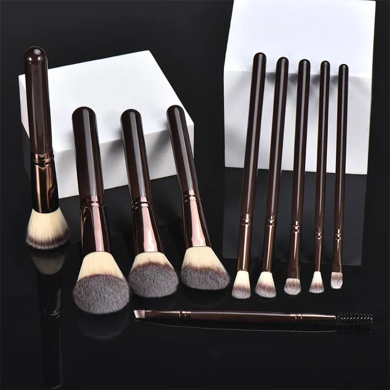 10-Piece Professional Makeup Brush Set