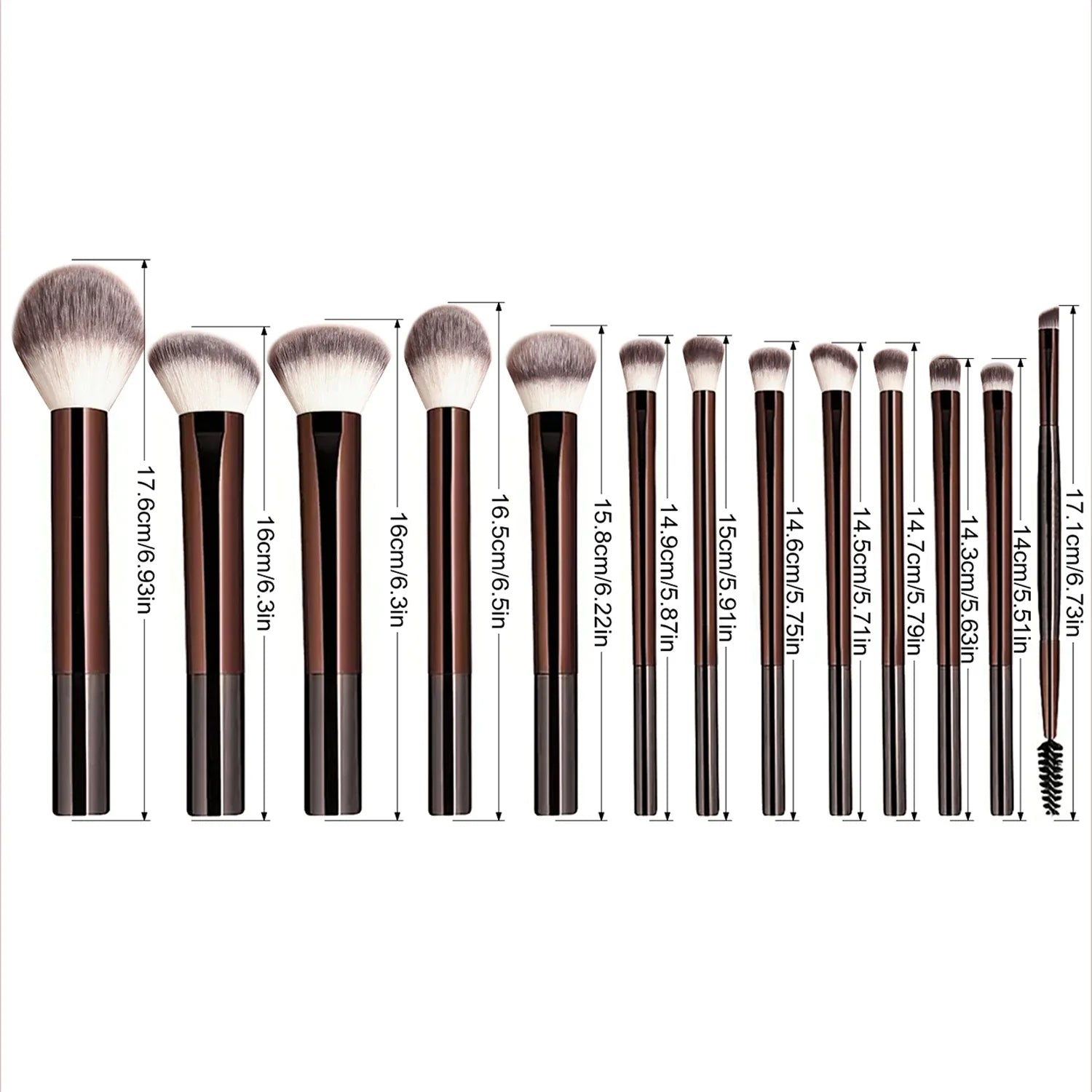 13-Piece Full Face Makeup Brush Set